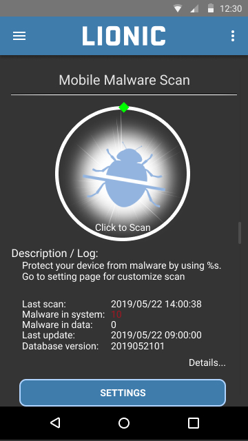 Mobile Malware Scan